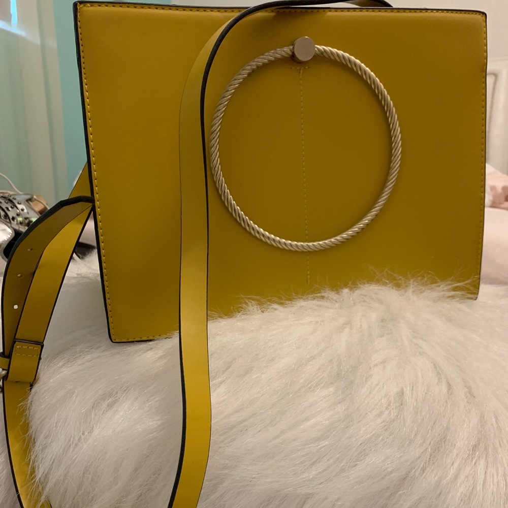 Mustard yellow purse